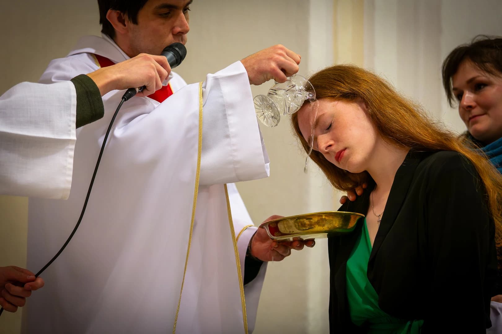 Křestní obřad - přijetí do společenství